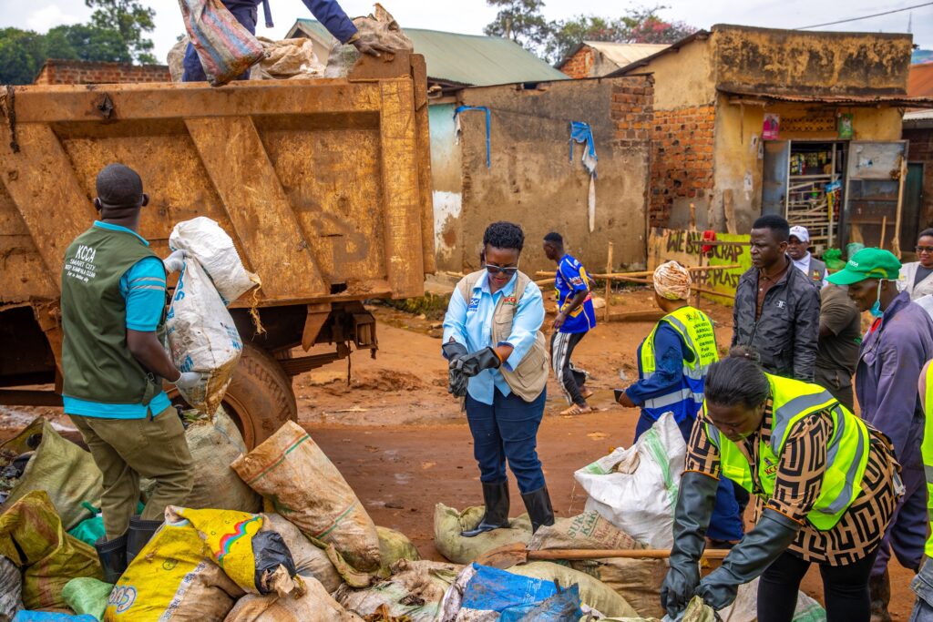 KSWC waste collection team in action